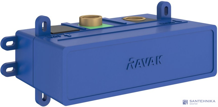 Корпус для смесителей скрытого монтажа Ravak R-box горизонтальный RB 07D.50