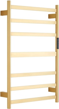 Полотенцесушитель электрический Raglo R350.06.03, золото матовое - фото