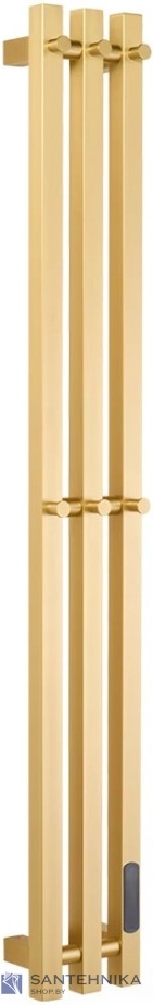 Полотенцесушитель электрический Raglo R350.17.03, золото матовое