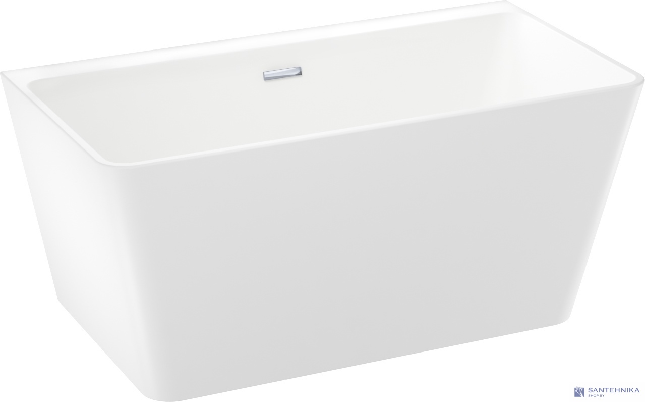 Отдельностоящая акриловая ванна Wellsee Graceful Pro 168x80, слив хром