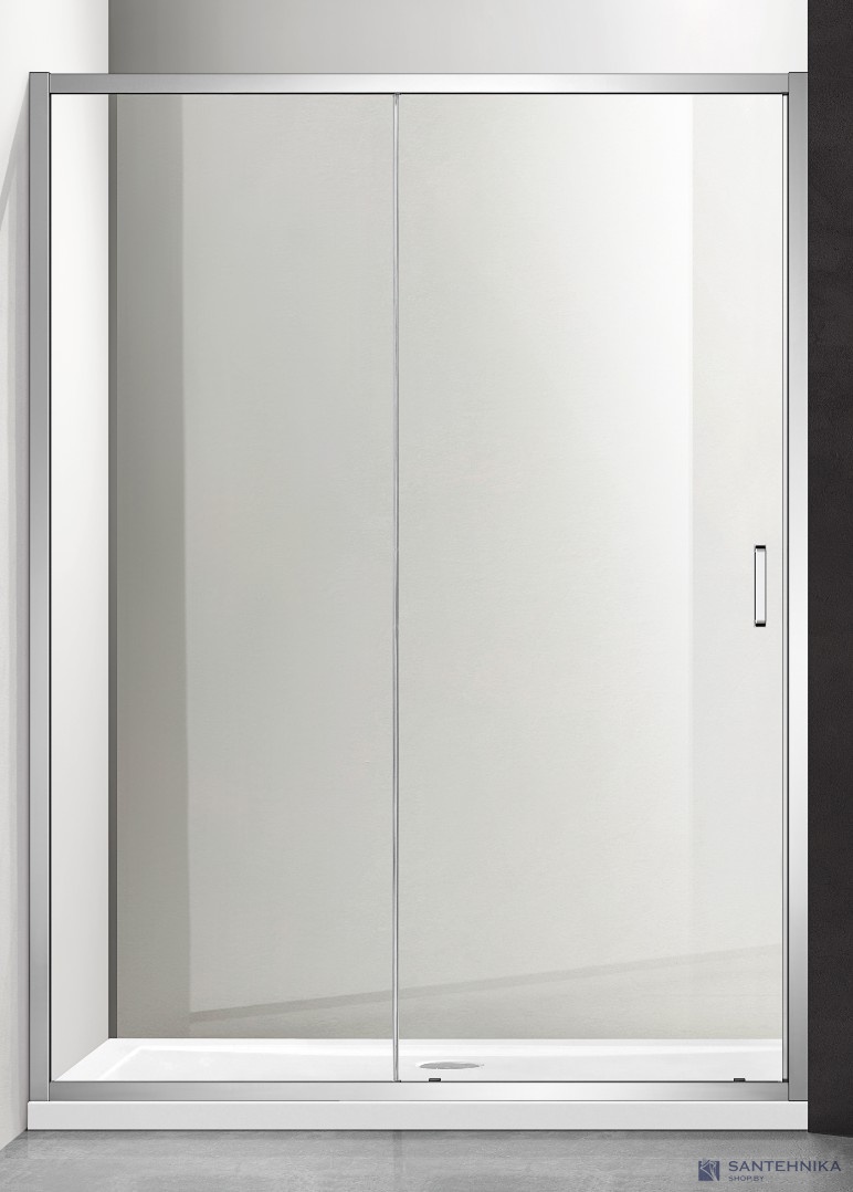 Душевая дверь в нишу Adema Glass Line-120 см, прозрачная