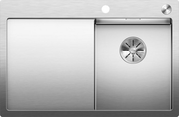 Кухонная мойка Blanco Claron 4 S-IF/А (правая, зеркальная полировка, с клапаном-автоматом) - фото