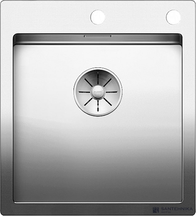 Кухонная мойка Blanco Claron 400-IF/А (зеркальная полировка, с клапаном-автоматом) - фото