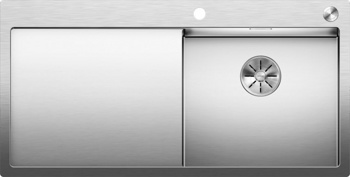 Кухонная мойка Blanco Claron 5 S-IF/А (правая, зеркальная полировка, с клапаном-автоматом) - фото