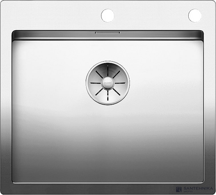 Кухонная мойка Blanco Claron 500-IF/А (зеркальная полировка, с клапаном-автоматом) - фото