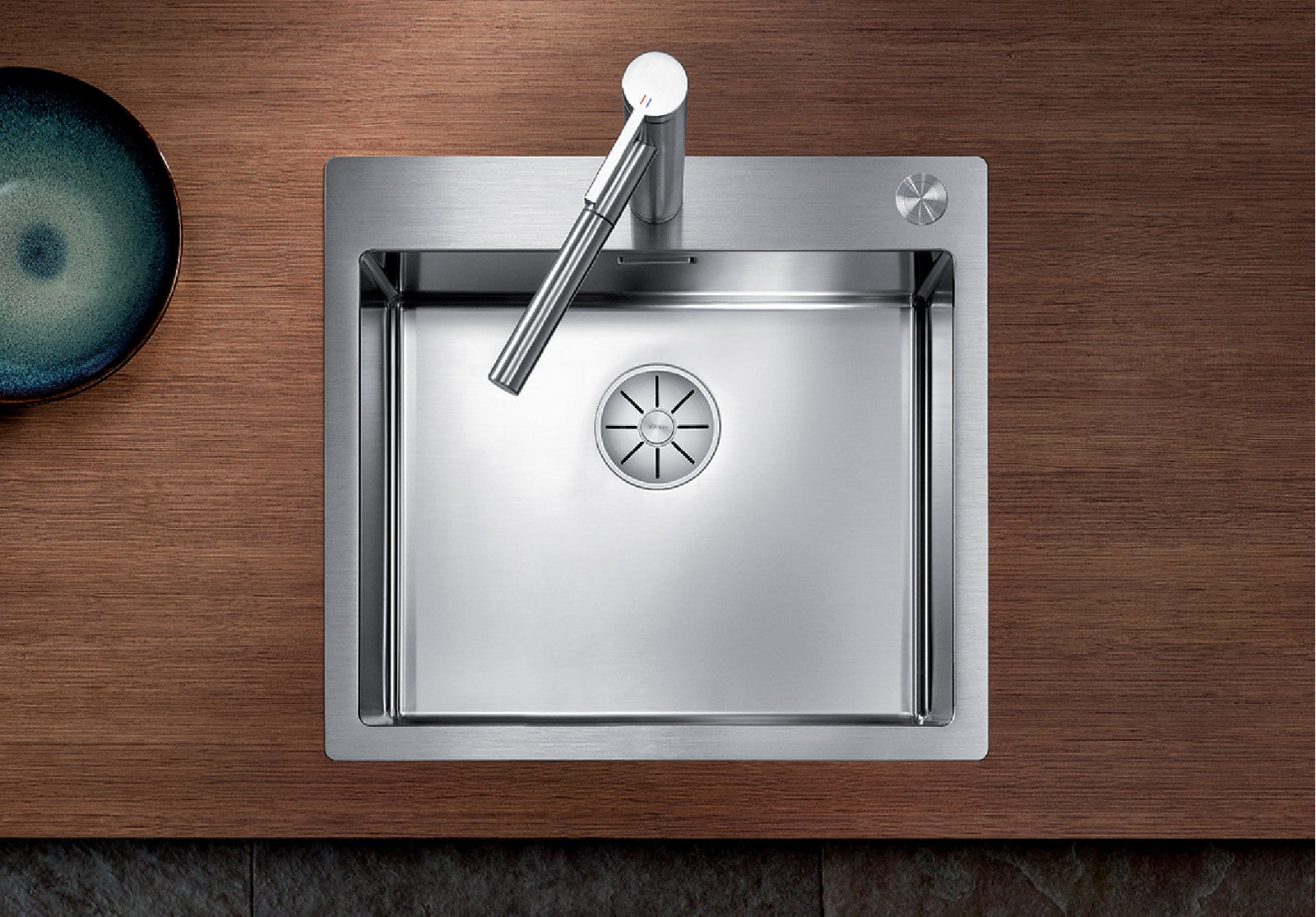Кухонная мойка Blanco CLARON 550-IF/A 550-IF/А (зеркальная полировка, с клапаном-автоматом) - фото2