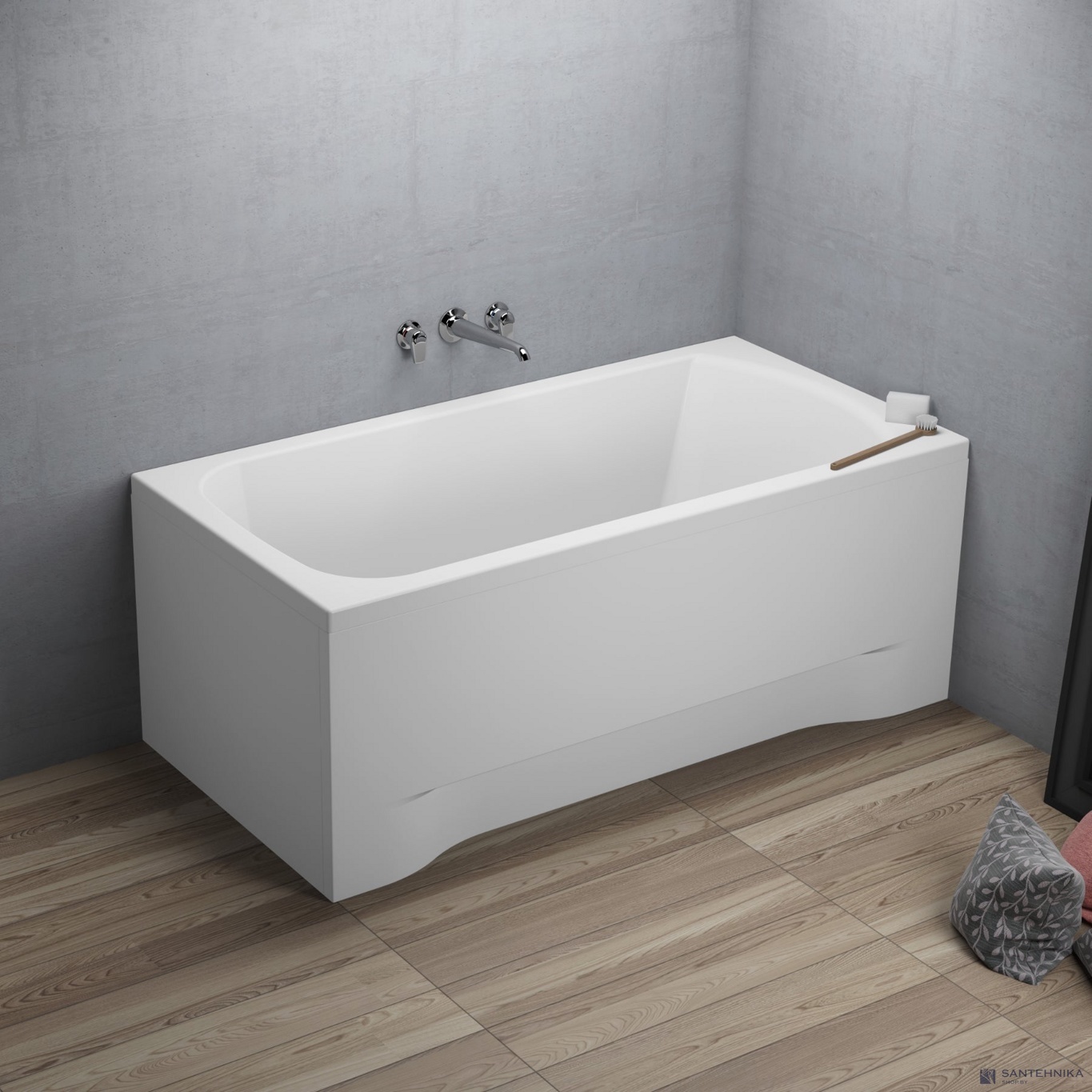 Акриловая ванна Polimat Classic 150x70