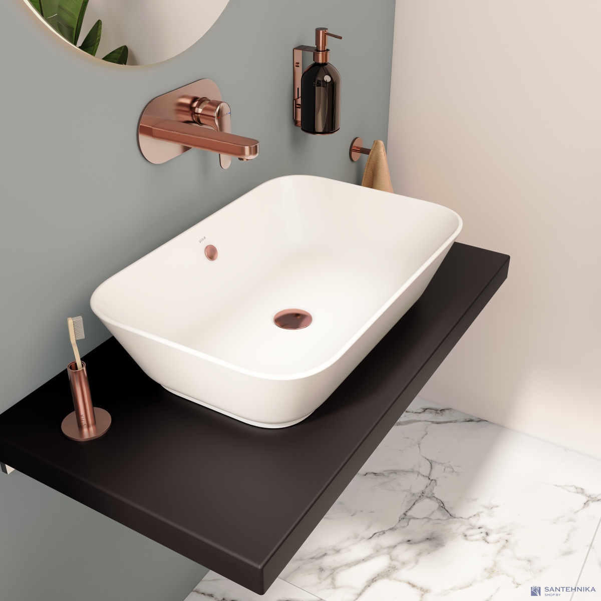 Умывальник Vitra Geo (7425B003-0012) 60 см