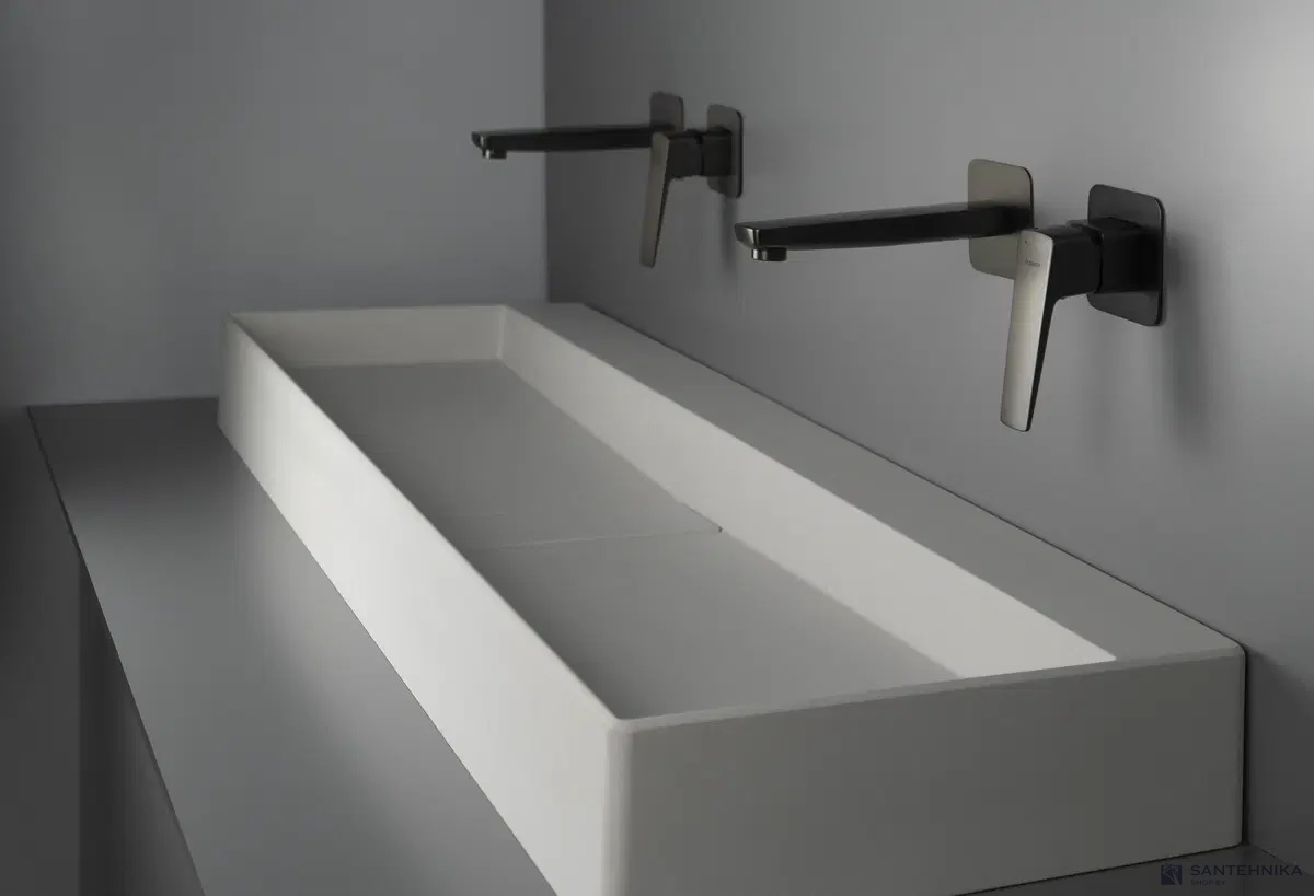 Умывальник настольный Deante Blur 120 см, алебастр