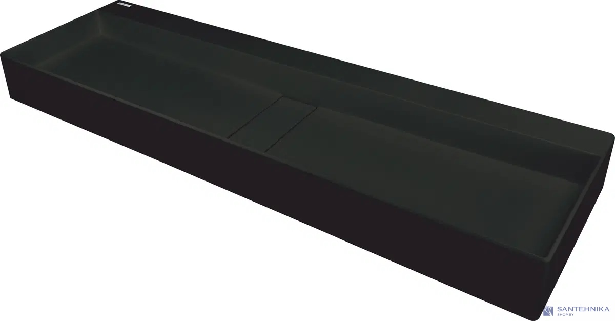 Умывальник настольный Deante Blur 120 см, черный