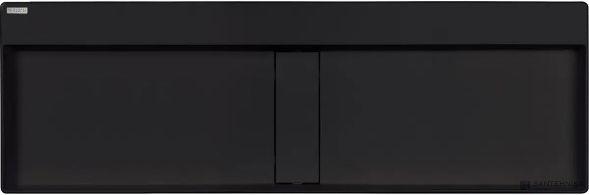 Умывальник настольный Deante Blur 120 см, черный