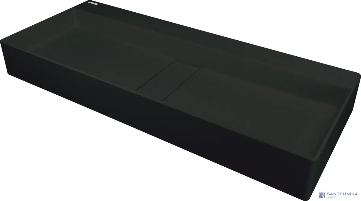 Умывальник настольный Deante Blur 80 см, черный