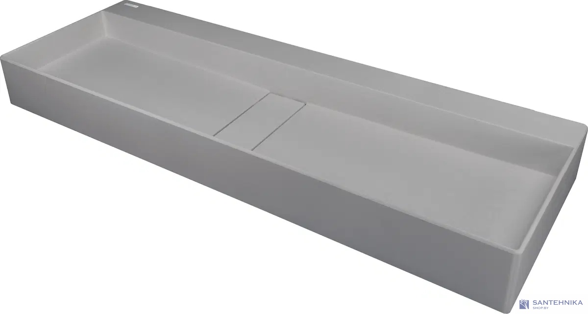 Умывальник настольный Deante Blur 100 см, серый металик