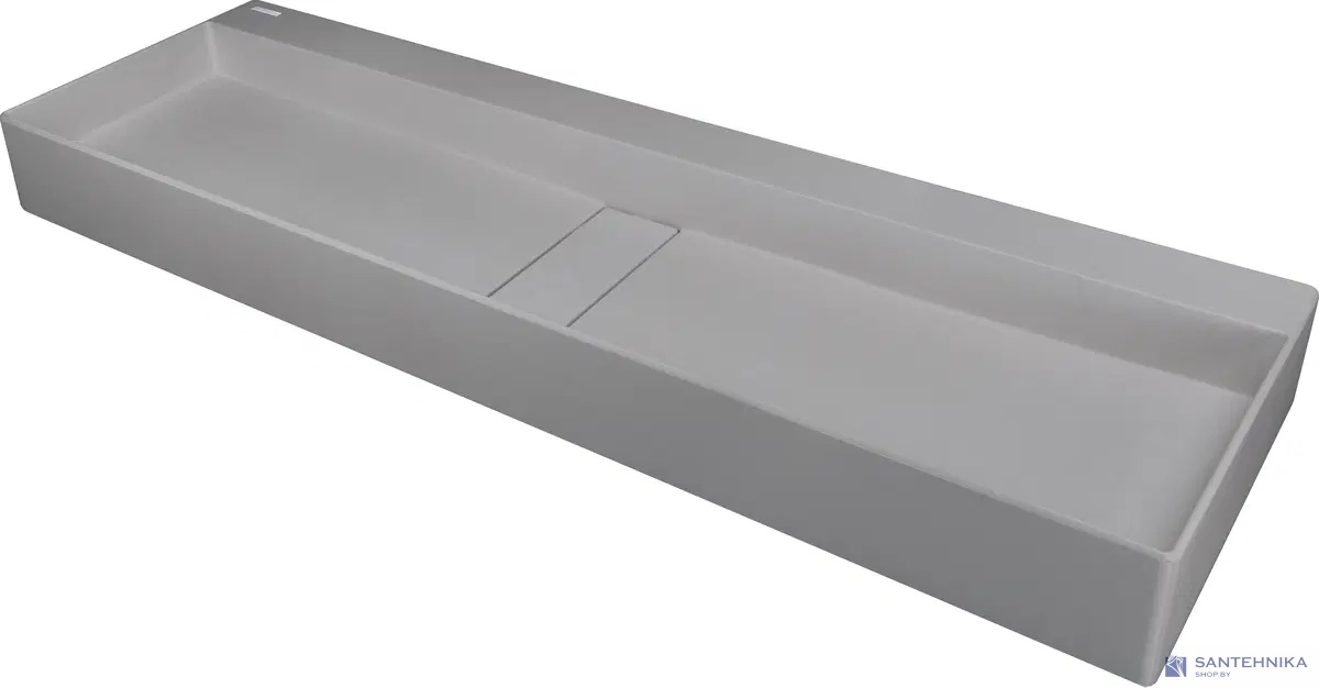 Умывальник настольный Deante Blur 120 см, серый металик