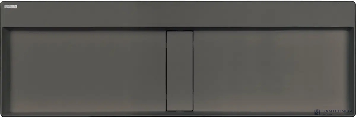 Умывальник настольный Deante Blur 120 см, антрацит металик