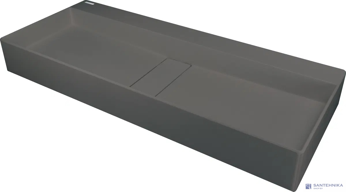 Умывальник настольный Deante Blur 80 см, антрацит металик