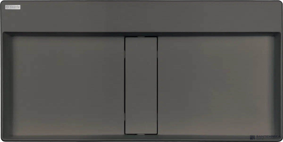 Умывальник настольный Deante Blur 80 см, антрацит металик