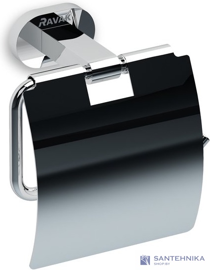 Держатель для туалетной бумаги с крышкой Ravak Chrome CR 400.00