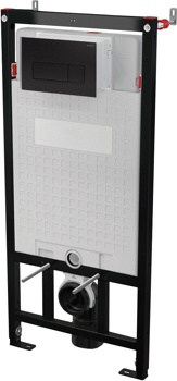 Инсталляционная система Deante с кнопкой черной - фото