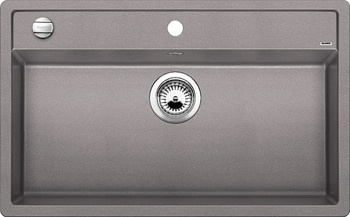 Кухонная мойка Blanco Dalago 8 (алюметаллик, с клапаном-автоматом) - фото