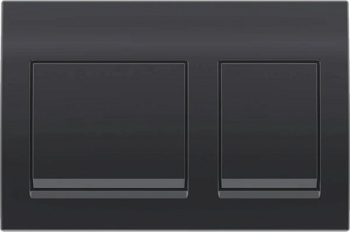 Инсталляционная система Geberit Duofix Alpha 458.233.00.1 + Alpha35, черный хром - фото2