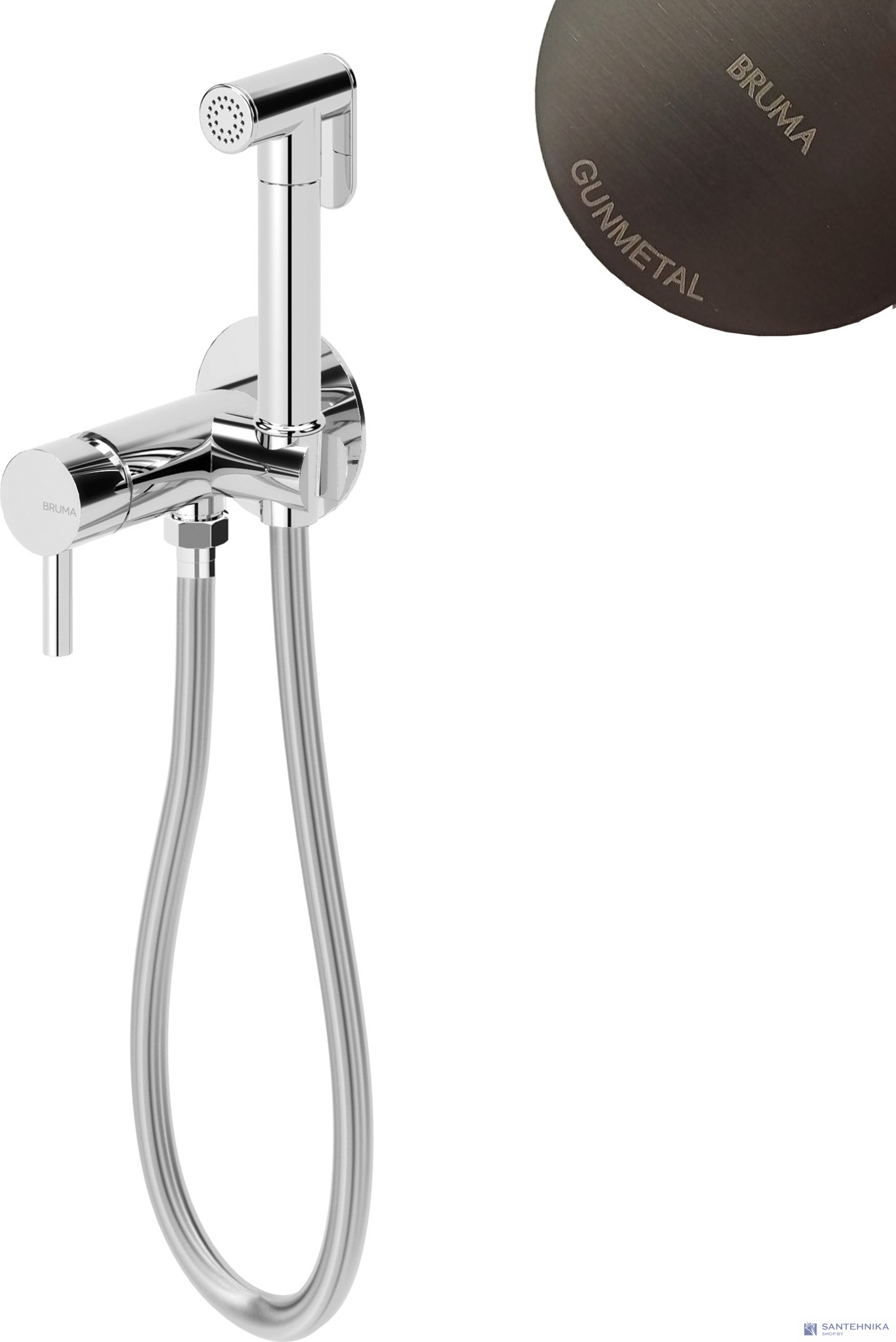 Комплект для псевдобиде Bruma Lusa 107 861 1MG, Gunmetal 