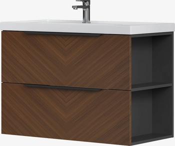 Тумба под умывальник Equil Forest 90.2Y подвесная - фото2