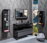 Мебель для ванной комнаты Armadi Art Loft 120 см black - фото2