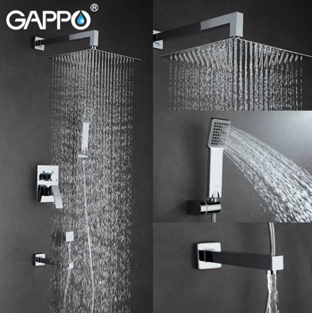 Набор для ванны скрытого монтажа Gappo G7102 - фото2