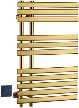 Полотенцесушитель электрический Boheme Venturo 723-G, золото - фото