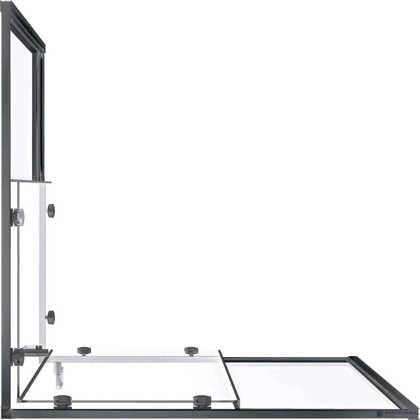 Душевой угол GooD DooR Lite CR-90-C-GM