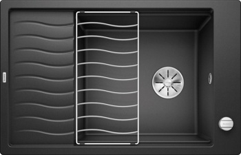 Кухонная мойка Blanco Elon XL 6 S (антрацит, с клапаном-автоматом InFino®) - фото