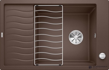 Кухонная мойка Blanco Elon XL 6 S-F (кофе, с клапаном-автоматом InFino®) - фото