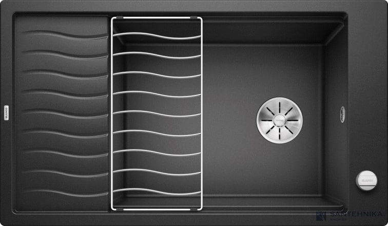 Кухонная мойка Blanco Elon XL 8 S (антрацит, с отводной арматурой InFino®)