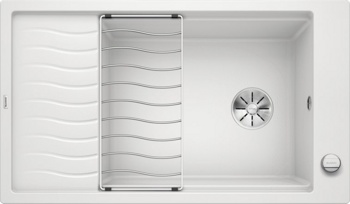Кухонная мойка Blanco Elon XL 8 S (белый, с отводной арматурой InFino®) - фото
