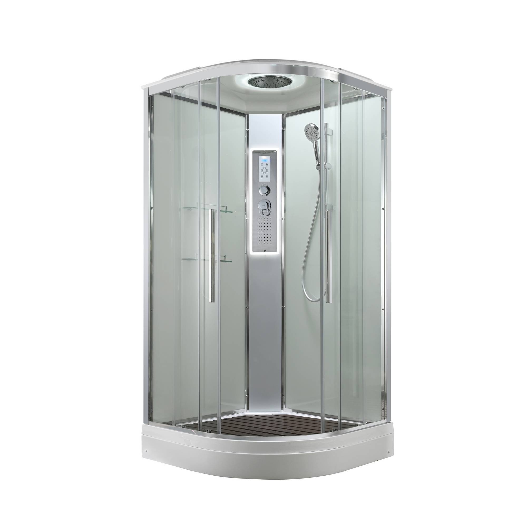 Душевая кабина EM2080LEDT прозрачная