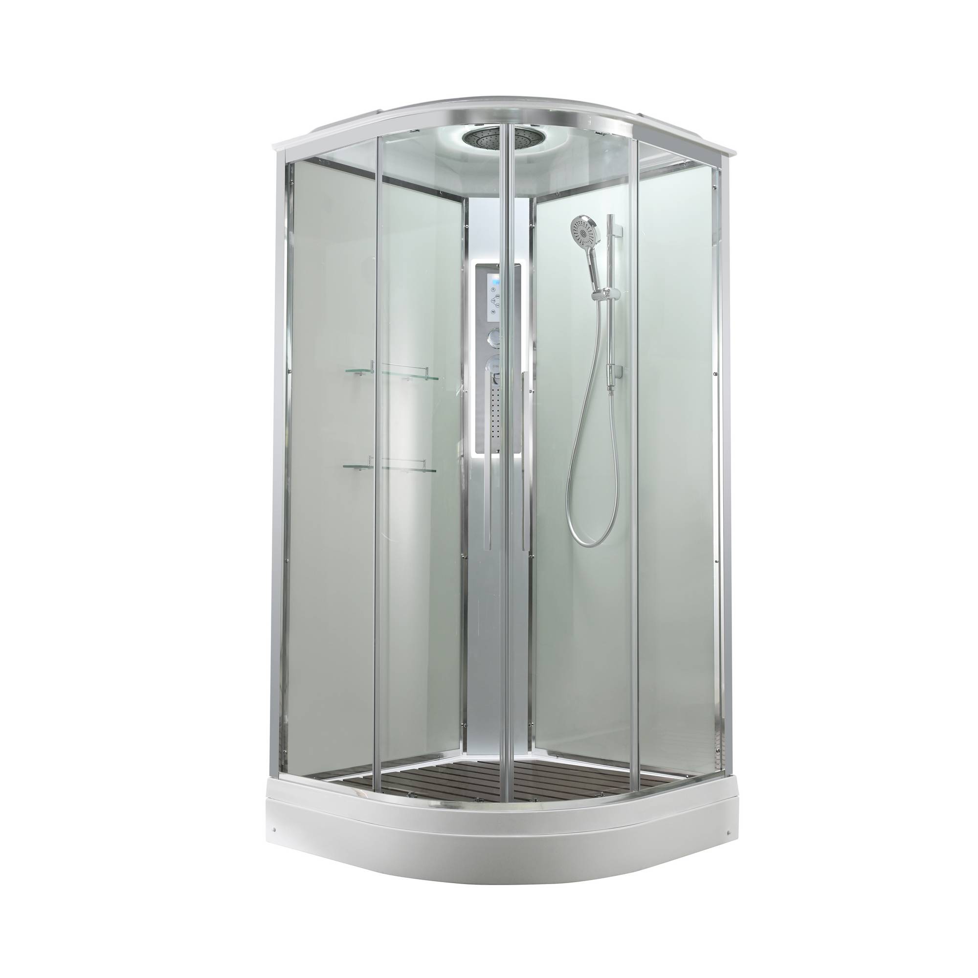Душевая кабина EM2080LEDT прозрачная - фото
