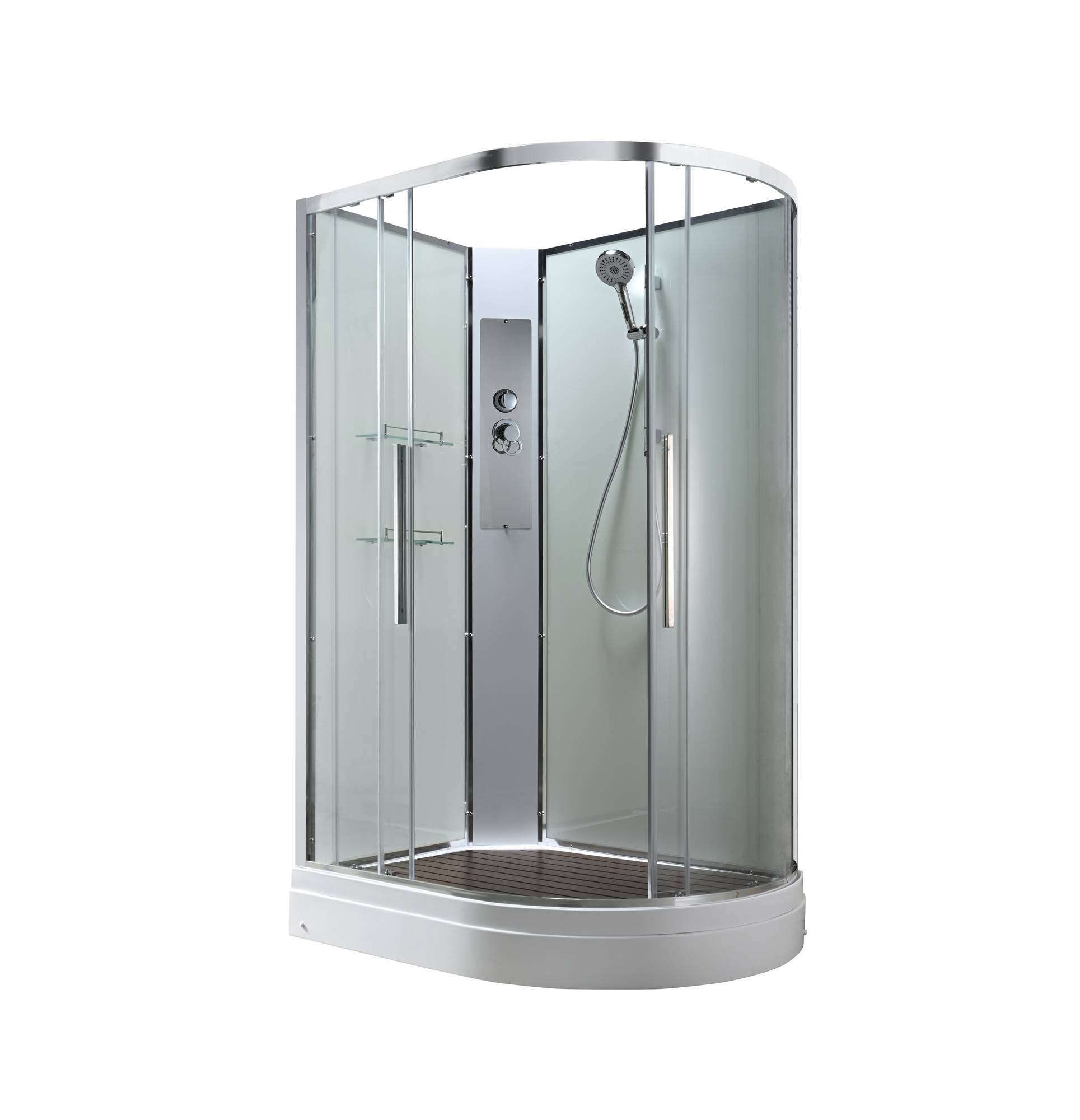 Душевая кабина AvaCan EM2811LNT без крыши прозрачная