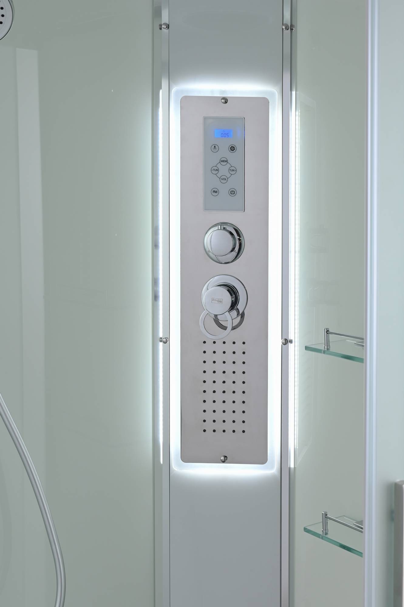 Душевая кабина AvaCan EM2812RLEDT прозрачная