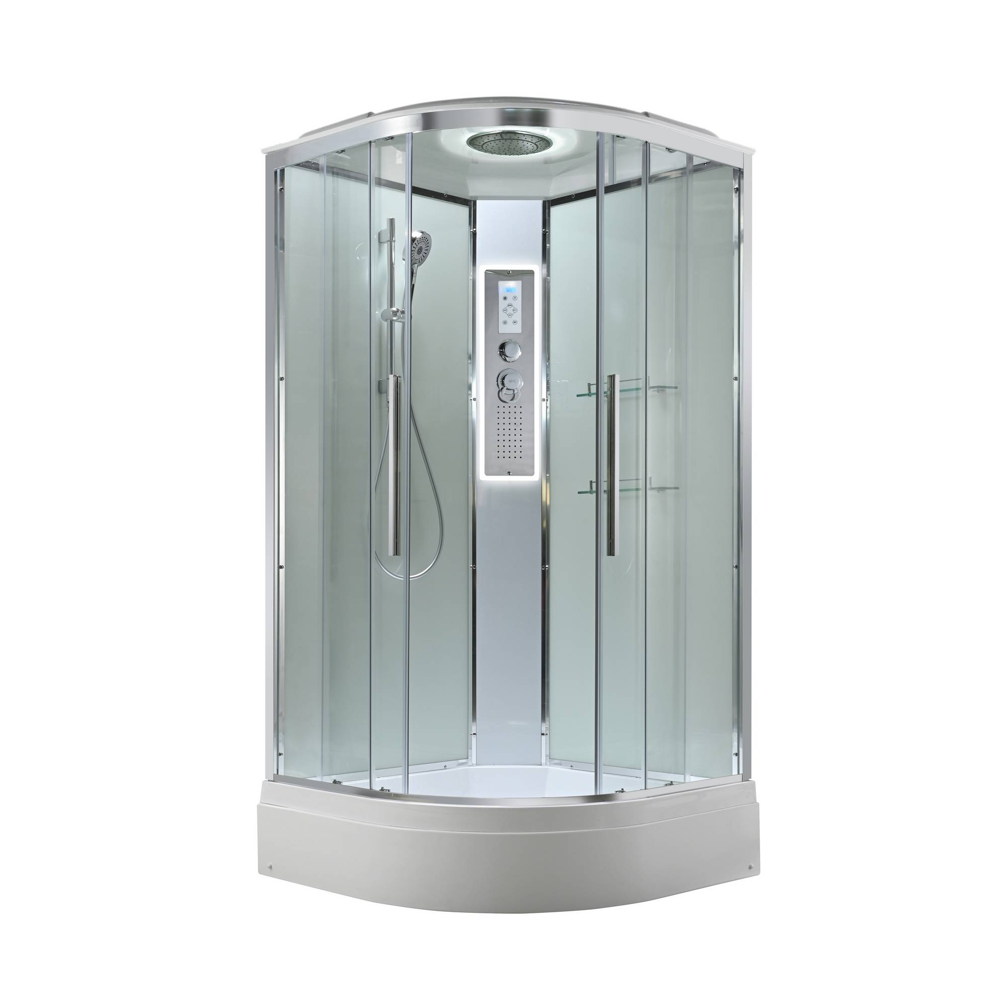 Душевая кабина EM3080LEDT прозрачная - фото