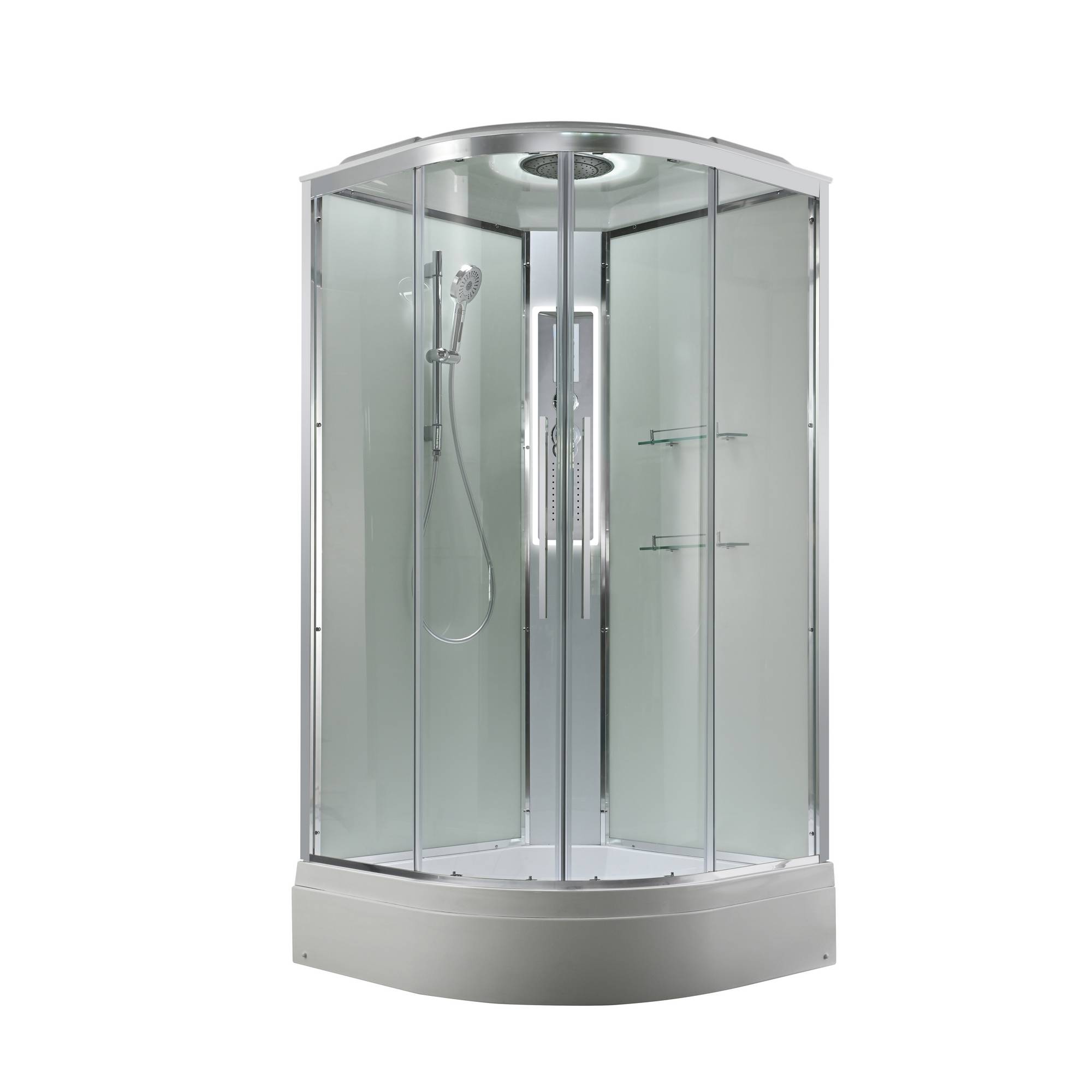 Душевая кабина EM3080LEDT прозрачная