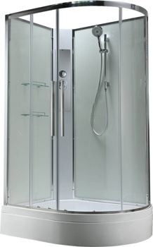 Душевая кабина AvaCan EM3812LNT без крыши прозрачная - фото