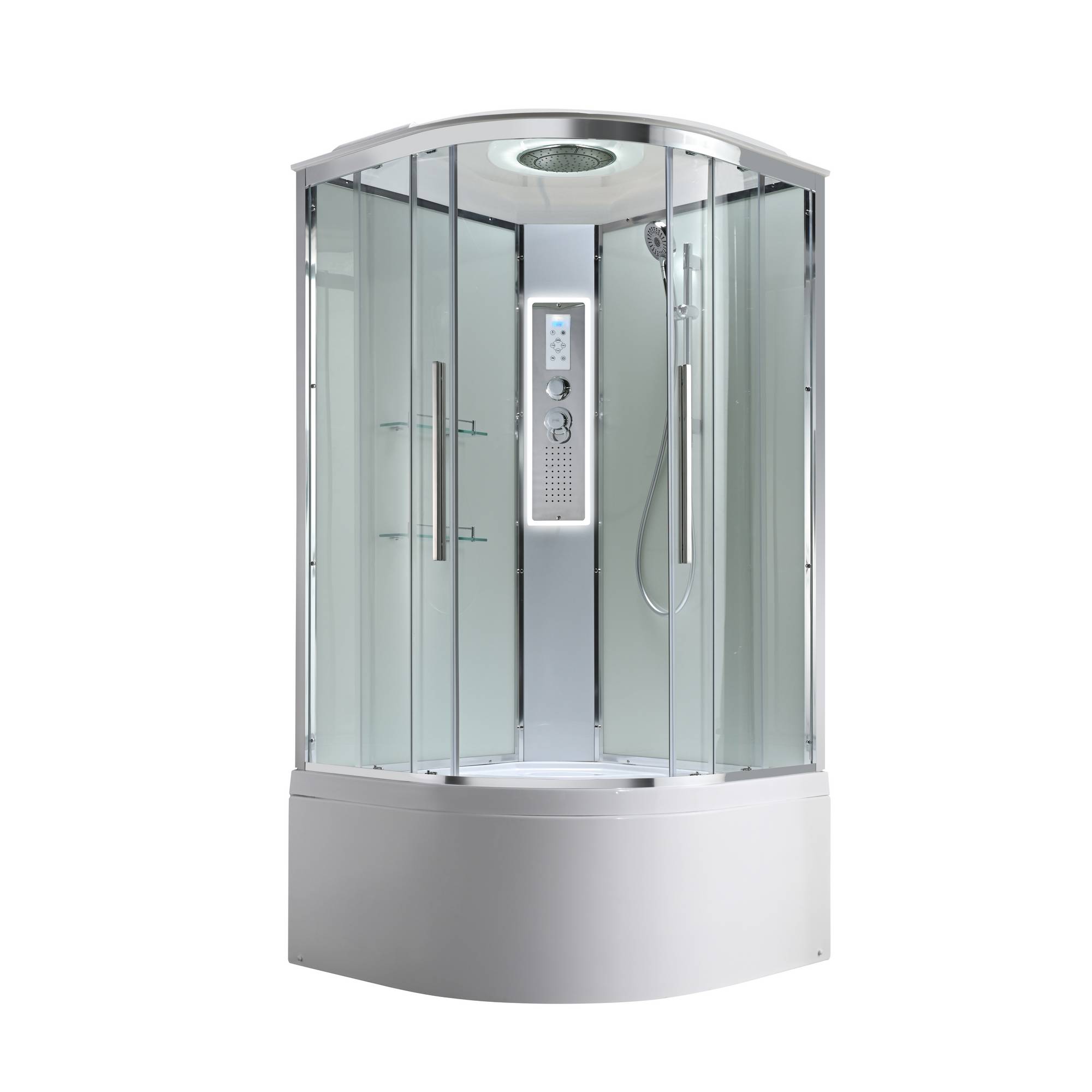 Душевая кабина EM5080LEDT прозрачная - фото