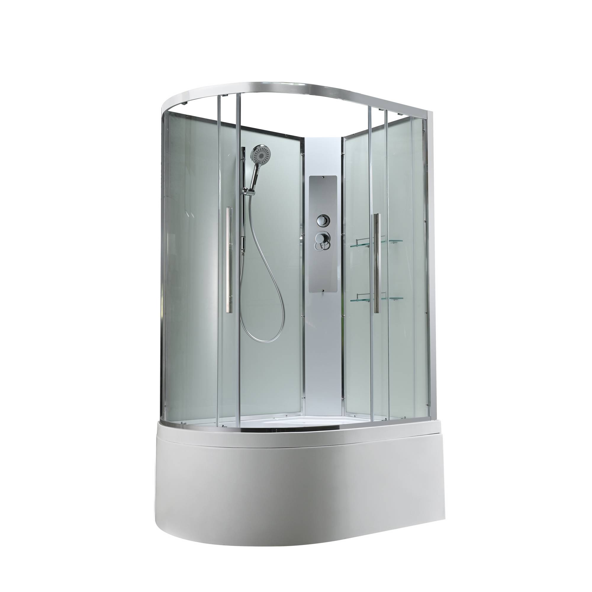 Душевая кабина EM5812RNT без крыши прозрачная - фото