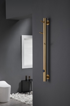 Полотенцесушитель электрический Boheme Oak 724-MG, золото матовый - фото2