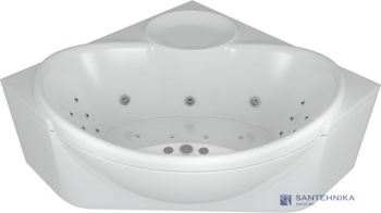Ванна акриловая угловая Aquatek Эпсилон 150х150 - фото2