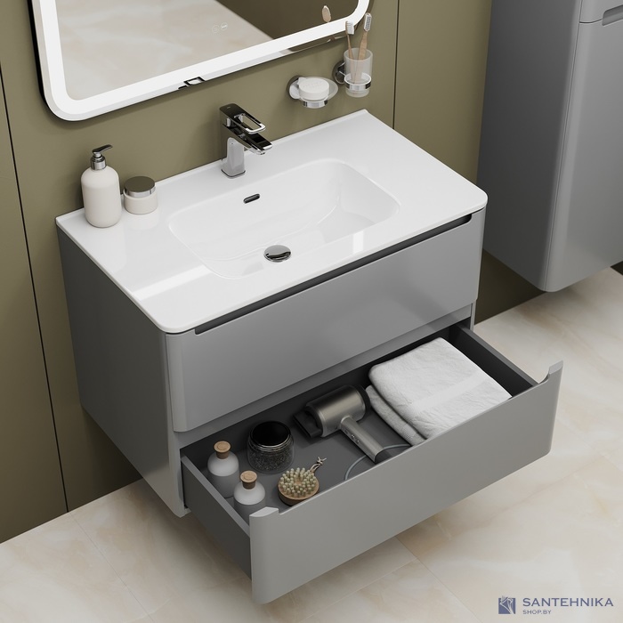 Тумба с умывальником Iddis Edifice 80 см (EDI80L0i95K)