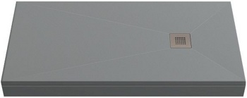 Экран для прямоугольных поддонов Good Door Essentia 100-120 см, серый - фото2