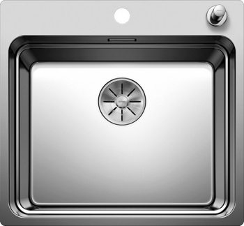 Кухонная мойка Blanco Etagon 500-IF/A (зеркальная полировка, с клапаном-автоматом) - фото