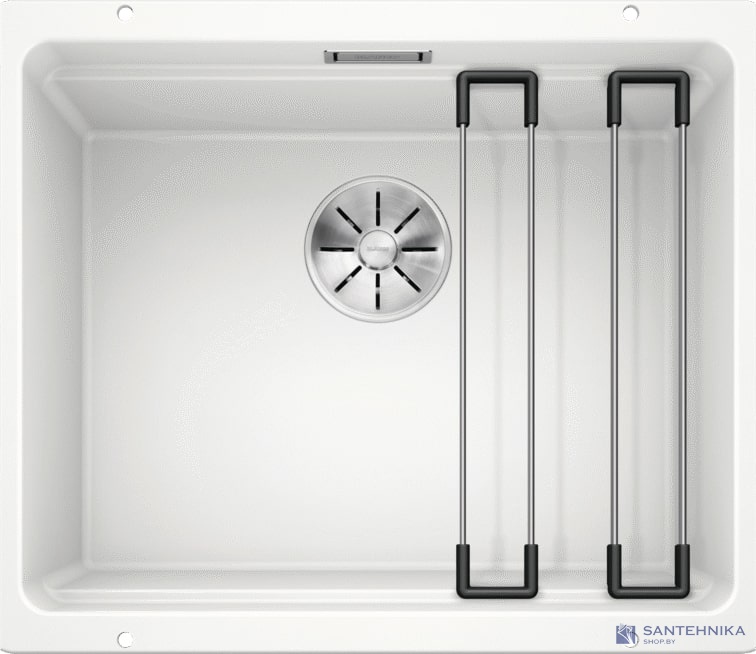 Кухонная мойка Blanco Etagon 500-U (белый, с отводной арматурой InFino®)